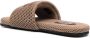 TOM FORD Harrison slippers met geborduurd logo Bruin - Thumbnail 3