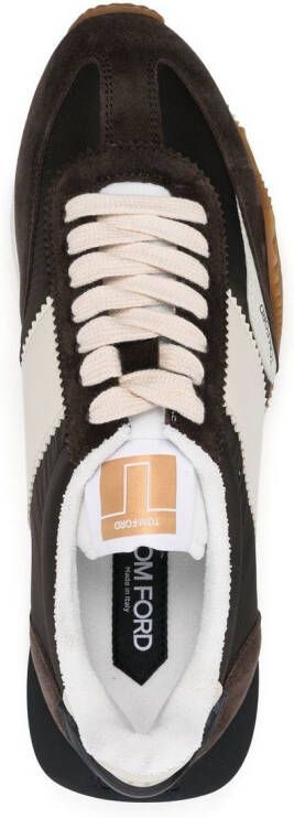 TOM FORD Sneakers met plateauzool Bruin