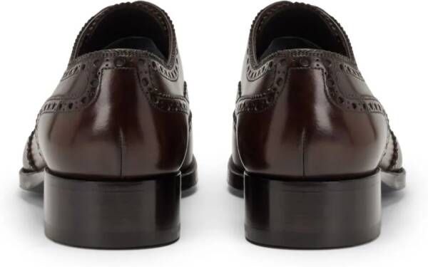 TOM FORD Leren brogues Bruin