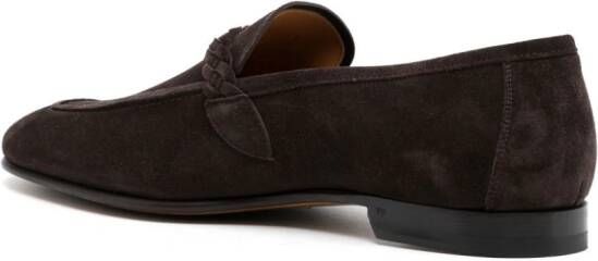 TOM FORD Leren loafers Bruin