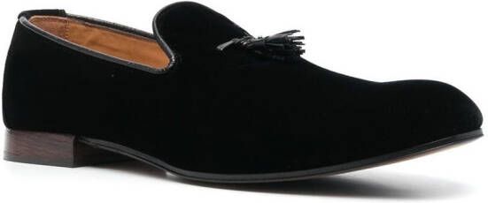 TOM FORD Leren loafers Zwart