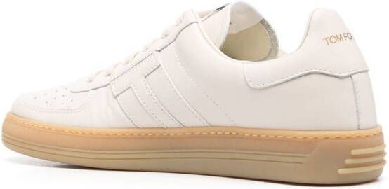 TOM FORD Sneakers met logopatch Beige