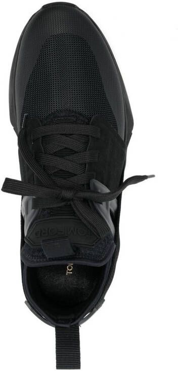 TOM FORD Sneakers met logopatch Zwart