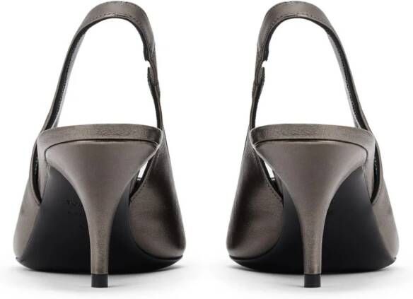 TOM FORD Slingback pumps met logoplakkaat Grijs