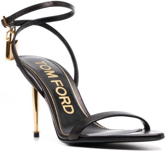 TOM FORD Sandalen met slot Zwart