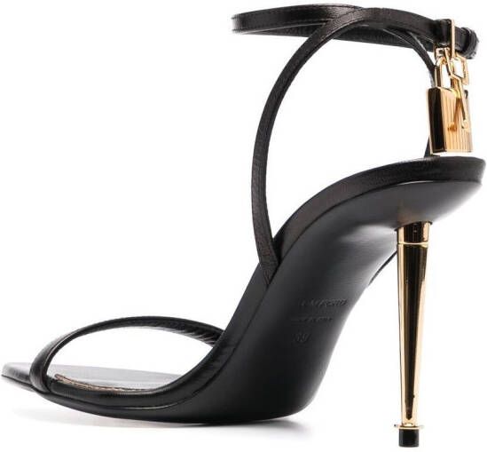 TOM FORD Sandalen met slot Zwart