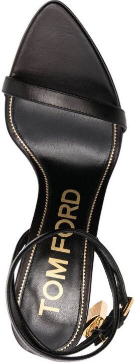 TOM FORD Sandalen met slot Zwart