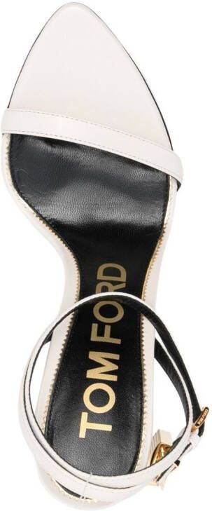 TOM FORD Sandalen met hangslot Wit