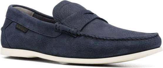 TOM FORD Loafers met logoplakkaat Blauw