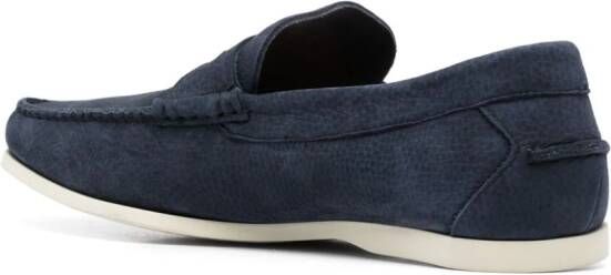 TOM FORD Loafers met logoplakkaat Blauw