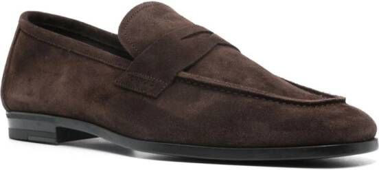 TOM FORD Suède loafers Bruin