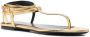 TOM FORD Leren sandalen Goud - Thumbnail 2