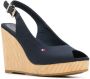 Tommy Hilfiger Elena slingback sandalen Blauw - Thumbnail 2