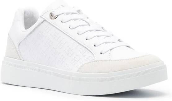 Tommy Hilfiger Leren sneakers Wit