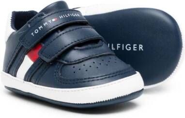 Tommy Hilfiger Junior Sneakers met klittenband Blauw