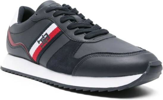 Tommy Hilfiger Runner Evo sneakers met vlakken Blauw