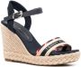 Tommy Hilfiger Sandalen met logoprint Blauw - Thumbnail 2