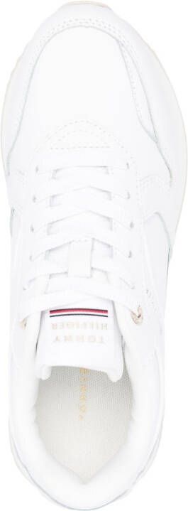 Tommy Hilfiger Sneakers met plateauzool Wit