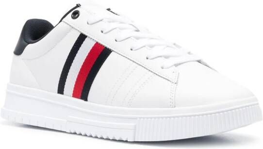 Tommy Hilfiger Gestreepte sneakers Wit