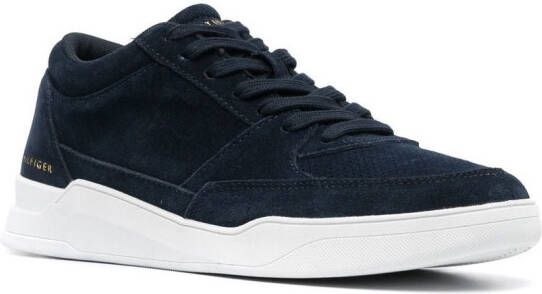 Tommy Hilfiger Suède sneakers Blauw