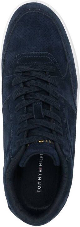 Tommy Hilfiger Suède sneakers Blauw