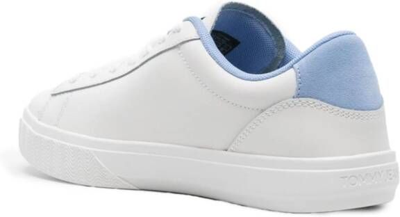 Tommy Jeans Cupsole leren sneakers Wit