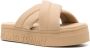 Tommy Jeans Slippers met logo-reliëf Beige - Thumbnail 2