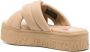 Tommy Jeans Slippers met logo-reliëf Beige - Thumbnail 3
