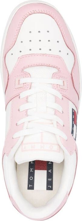 Tommy Jeans Sneakers met logo-reliëf Roze