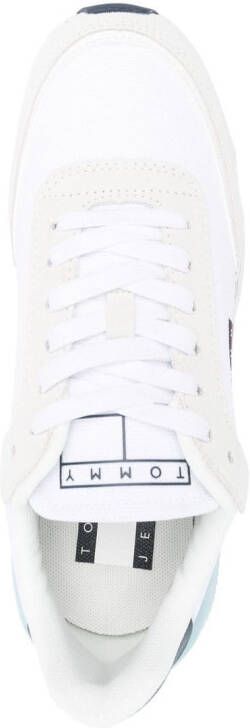 Tommy Jeans Sneakers met logoplakkaat Wit