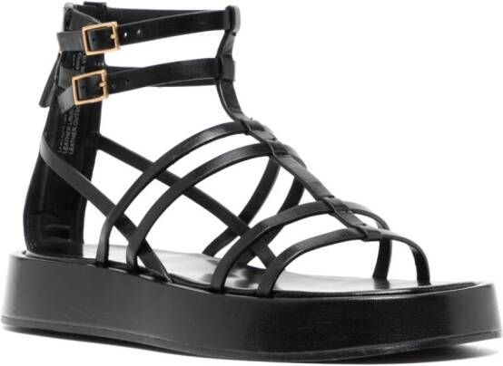 Tory Burch Gladiator sandalen met studs Zwart