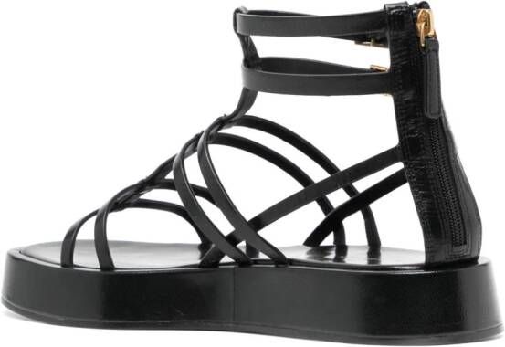 Tory Burch Gladiator sandalen met studs Zwart