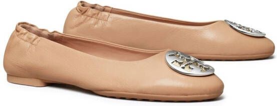 Tory Burch Claire ballerina's Beige