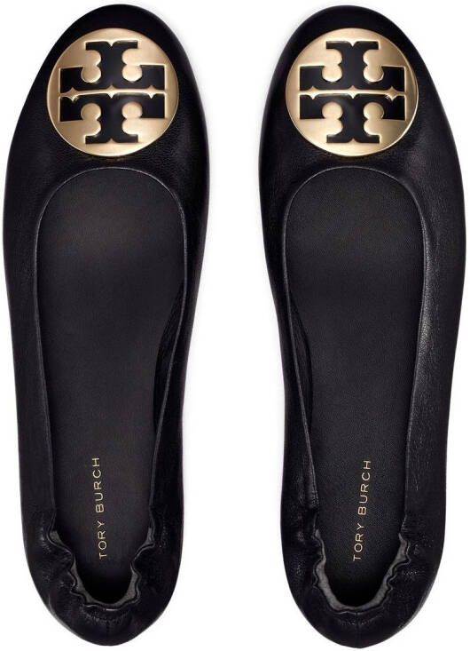 Tory Burch Claire ballerina's Zwart