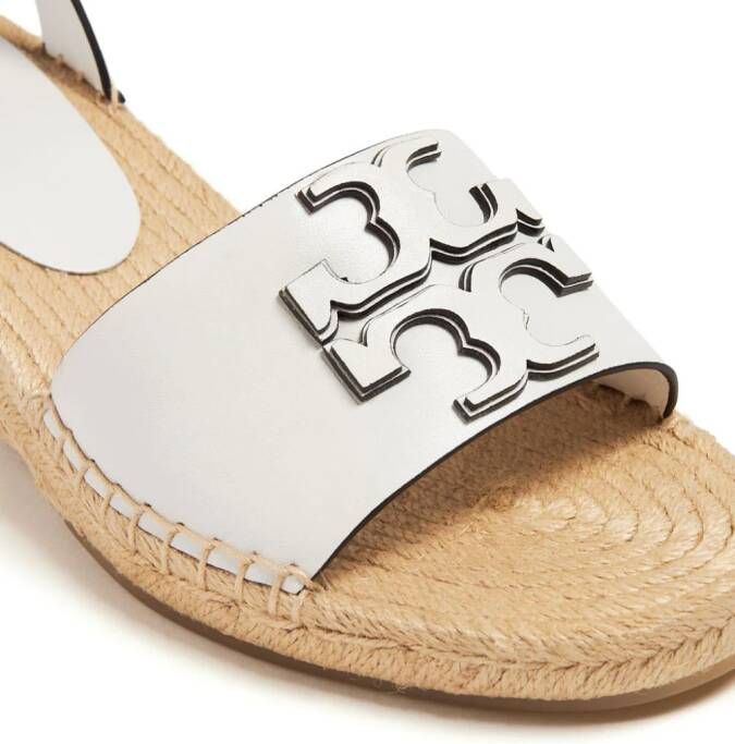 Tory Burch Espadrille sandalen met GG-logo Wit