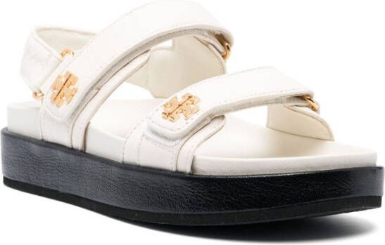 Tory Burch Kira Sport sandalen met monogram Wit