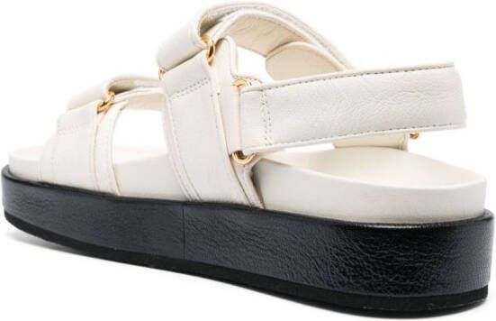 Tory Burch Kira Sport sandalen met monogram Wit