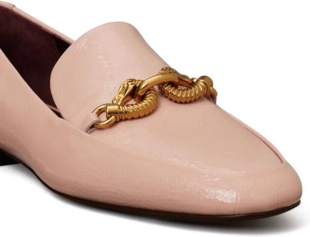 Tory Burch Jessa leren loafers Roze