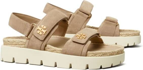 Tory Burch Kira Sport sandalen met touw Beige