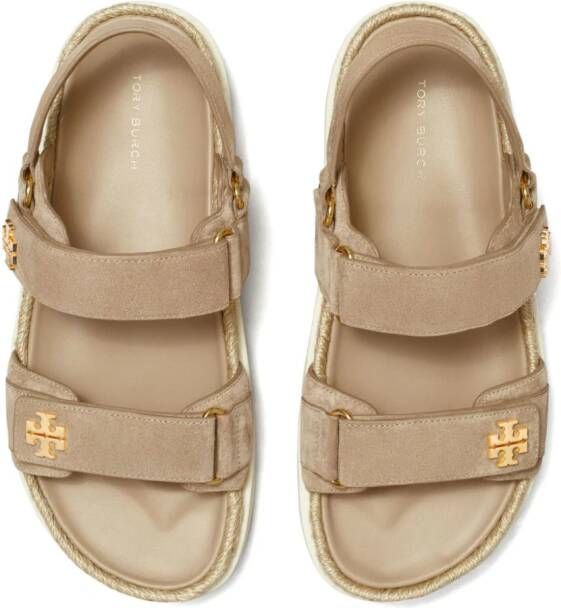 Tory Burch Kira Sport sandalen met touw Beige