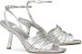 Tory Burch Leren sandalen Zilver - Thumbnail 2