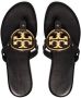 Tory Burch Sandalen met logoplakkaat Zwart - Thumbnail 3