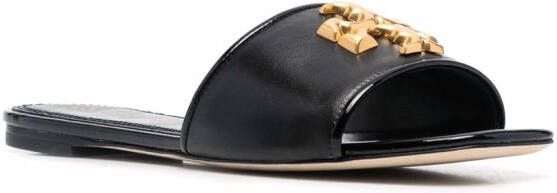 Tory Burch Eleanor slippers Zwart