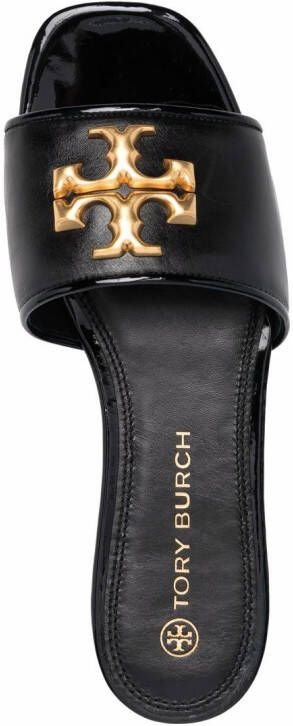 Tory Burch Eleanor slippers Zwart