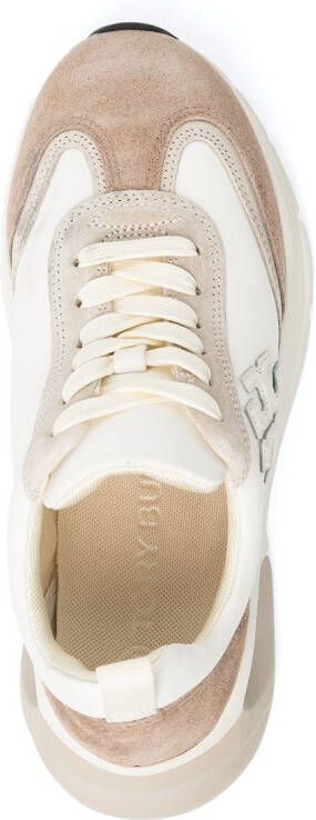 Tory Burch Good Luck suède sneakers Wit