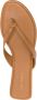 Tory Burch Klassieke leren teenslippers Bruin - Thumbnail 4