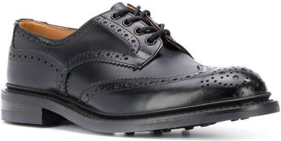 Tricker's Bourton brogue schoenen Zwart