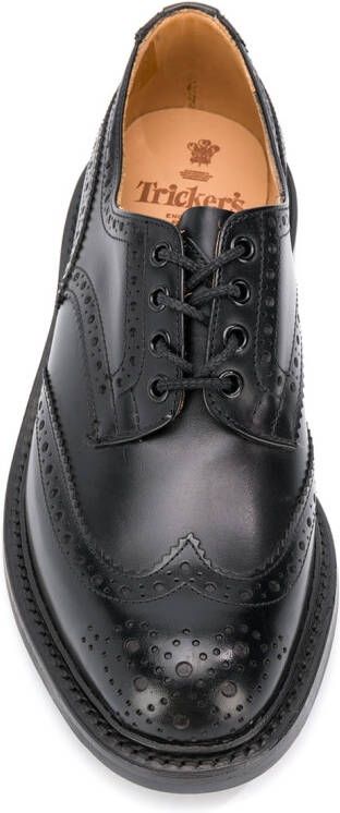 Tricker's Bourton brogue schoenen Zwart