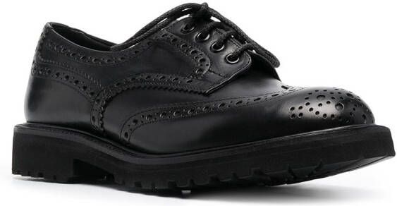 Tricker's Bourton leren brogues Zwart