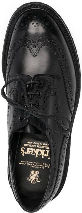 Tricker's Bourton leren brogues Zwart